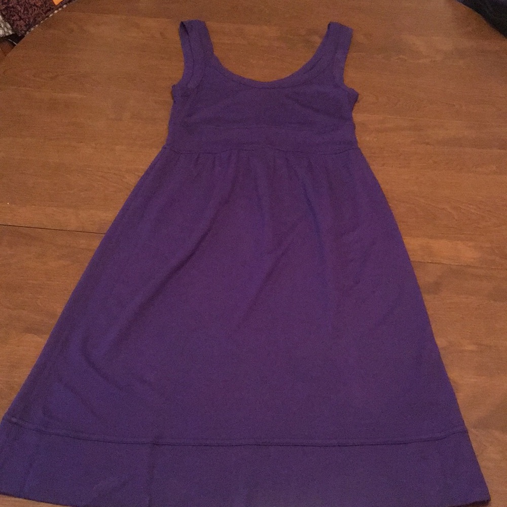 Anthropologie purple tank dress, Medium
